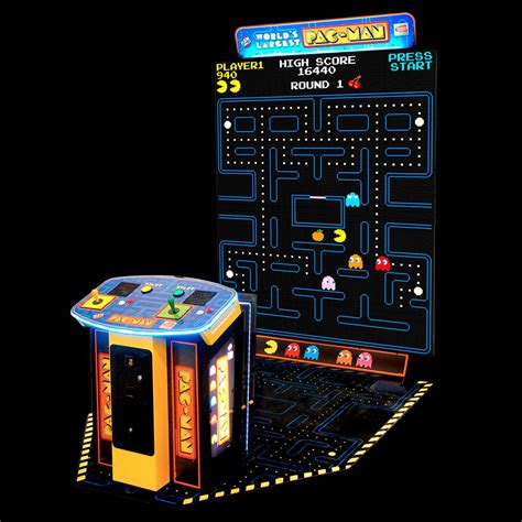 World's Largest Pac-Man Arcade Game... Includes Galaga! | The Green Head