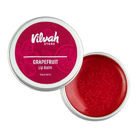 Buy vilvah STORE Grapefruit Lip Balm | For Dry Damaged And Chapped Lips ...