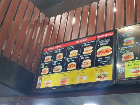 Menu at Biggies Burger : FC Road, Pune