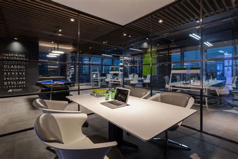 800平中大型 现代中式风格 办公室装修案例_现代中式 -工程案例-匠御设计
