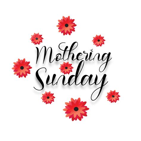 Mothering Sunday With Florals, Mothering Sunday, Mothering, Sunday PNG ...