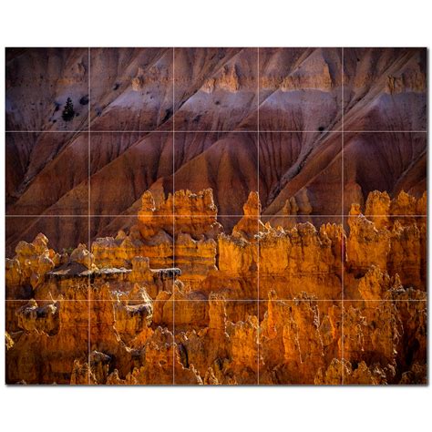 Picture-Tiles.com Canyon Photo 4.25'' x 4.25'' Satin Ceramic Decorative ...