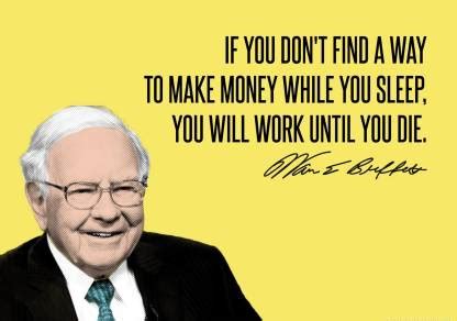 Warren Buffett - Motivational Quotes - VALUE INVESTING - If You Dont ...