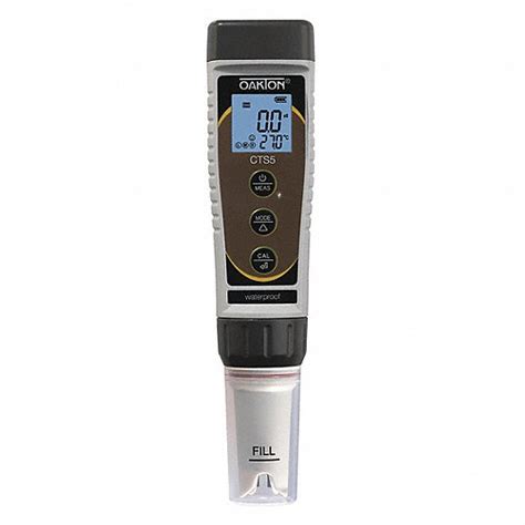 OAKTON, Conductivity/Salinity/Temp/Total Dissolved Solids, Pocket ...