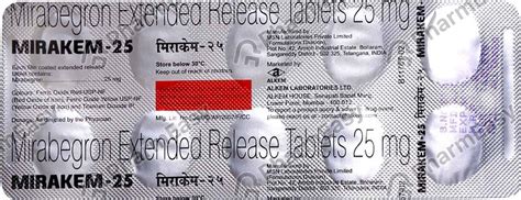 Mirakem 25 MG Tablet (10): Uses, Side Effects, Price & Dosage | PharmEasy