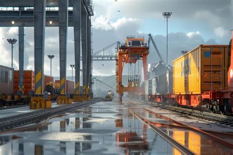 Image result for Loading a Cargo Train