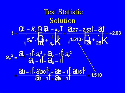 Image result for Pooled Variance T-Test