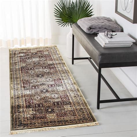 Aladin Carpet Kashmiri Silk Classical Design Soft Touch Runner for Home ...