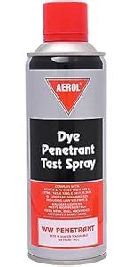 Aerol Dye Penetrant Test (DPT) Spray Kit (consisting of Red Dye ...