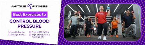 Best Exercises to control Blood Pressure - Anytime Fitness