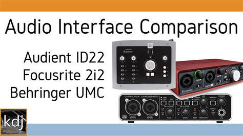 Audio Interface Comparison 的图像结果