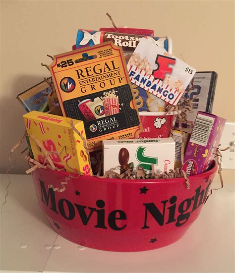Movie Night Gift Basket | Christmas Food Basket
