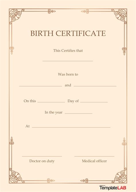 Image result for birth certificate uk