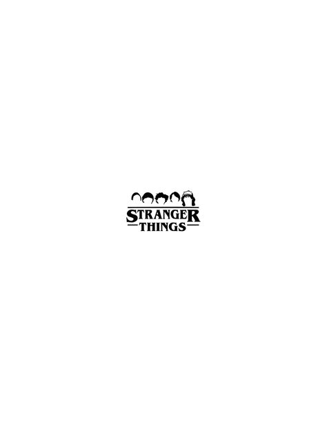 Sticker autocollant Stranger Things silhouettes