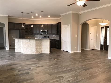Tilson's Frio Floor Plan Kitchen and Living Room Space