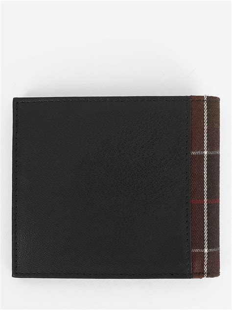 Barbour Wallet & Card Holder Gift Set, Black/Classic Tartan