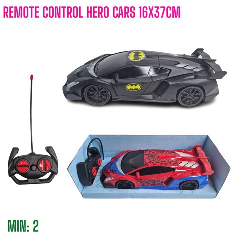 RC-HEROCAR - REMOTE CONTROL HERO CARS 16 X 37 CM