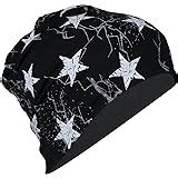 Vimal Jonney Men's Scarf (cap_prt-no.2-blk_01_black_free Size): Amazon ...