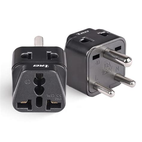 Buy OREI UK, China, US to India Adapter - Type D Travel Adapter Plug ...