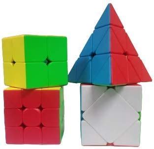 Toy Arena Cube 2X2 3x3 Pyraminx Triangle and Skewb Cube Stickerless ...