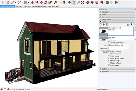 SketchUp Scenes Tutorial 的图像结果