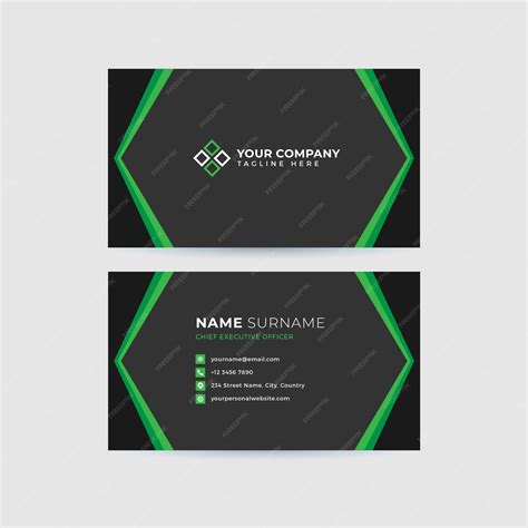Basic Business Card Template 的图像结果