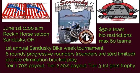 BYOP 1st annual Bike week cornhole Tournament, NorthCoast Rockin’ Ranch ...