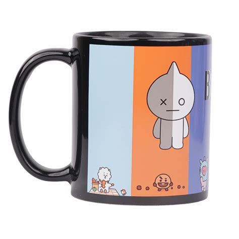 Buy Offo|BTS - BT21 Black Ceramic Mug |Fancy Designed Cup, Sweet Gift ...