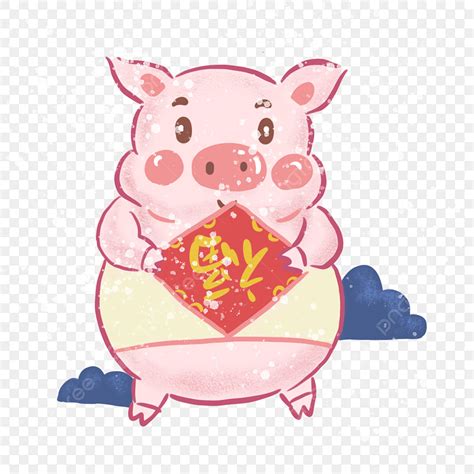 2019年猪年可爱猪猪女孩素材图片免费下载-千库网
