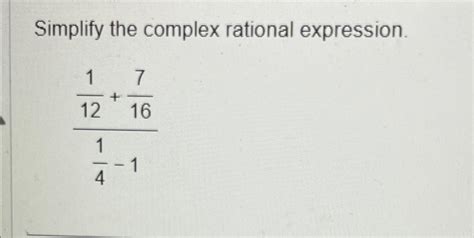 Image result for Complex Rational Expression