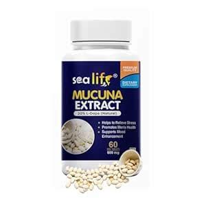 Sea Life Mucuna Pruriens Extract (60 Tablets) | Kaunch Beej | Velvet ...