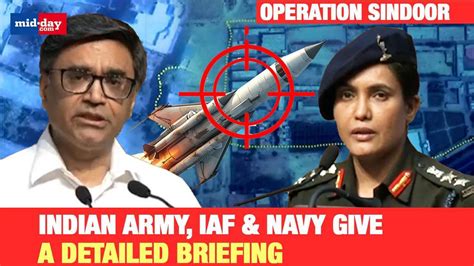 Operation Sindoor: Watch full detailed press briefing of the operation