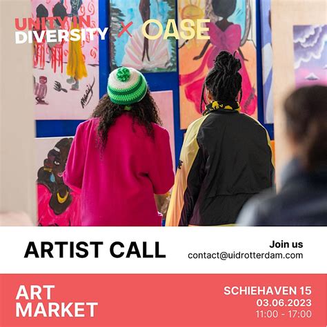 Unity in Diversity X Oase: Art Market, Oase Rotterdam, 3 June 2023