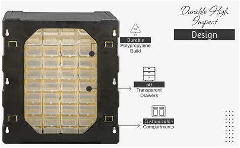 Aadvay Enterprises Drawers Component Organisers [ACO] WITH MULTIPLE ...