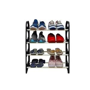 Drumstone 𝐃𝐫𝐮𝐦𝐬𝐭𝐨𝐧𝐞 𝟏𝟎-𝐘𝐞𝐚𝐫 𝐖𝐚𝐫𝐫𝐚𝐧𝐭𝐲 Portable Foldable Shoe Rack – 4 ...