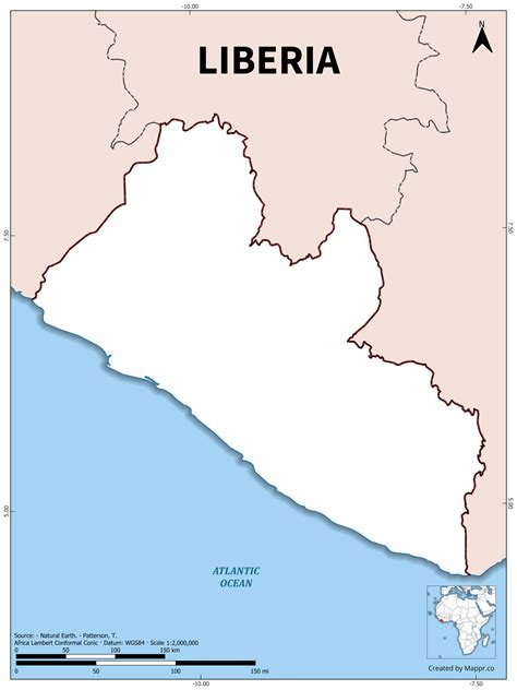 Liberia Maps | Mappr