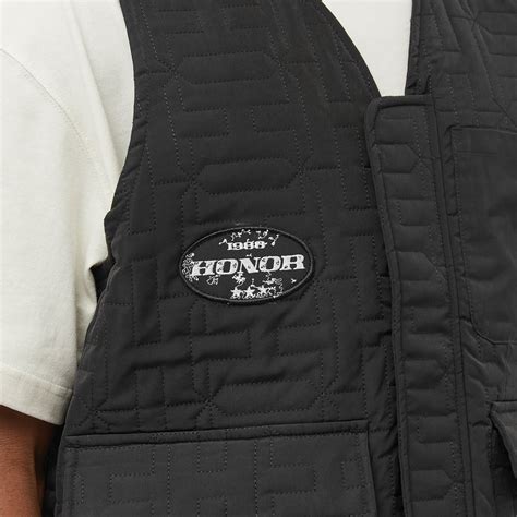 Honor the Gift Quilted Vest Black | END. (GB)