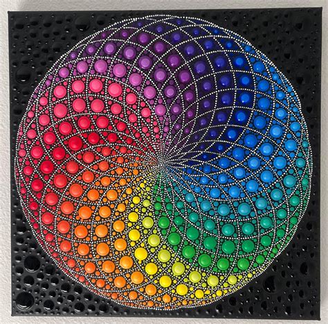 Colorful Mandala Dot Painting
