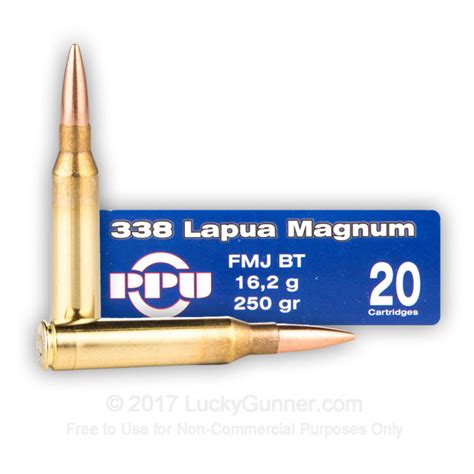 PPU .338 Lapua Magnum, 42,95