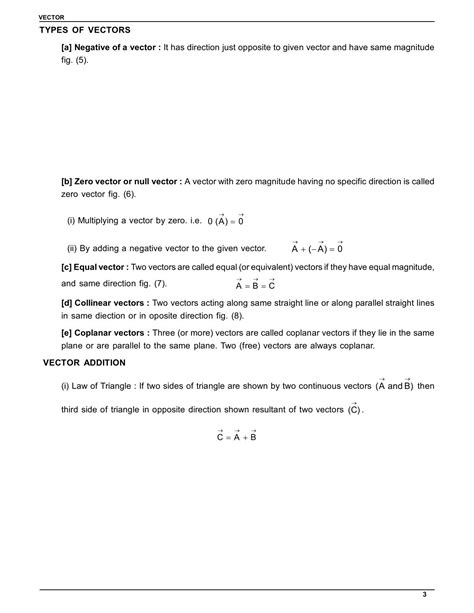 Vector Physics Notes Class 11 - IIT JEE , NEET - eSaral