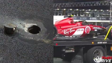 Manhole Cover Wreaks Havoc In Debut Las Vegas GP, Carlos Sainz Injures ...