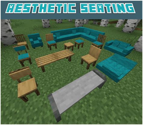 Minecraft Seating Mods 的图像结果