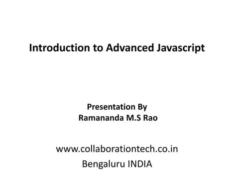 Advanced JavaScript Tutorial 的图像结果