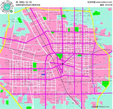 郑州市交通-矢量地图CDR素材免费下载_红动网