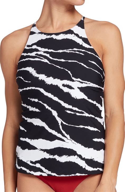 Calia high neck tankini top – Artofit
