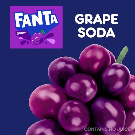 Nước Ngọt Có Gas Vị Nho Fanta Grape Soda Fruit Flavored Soft Drink, Lon ...