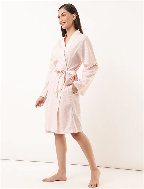 Buy Pure Cotton Shawl Collar Nightdress at Marks & Spencer