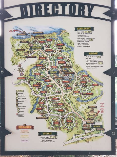 Classic Fort Wilderness Map Disney's Fort Wilderness Resort Opens New