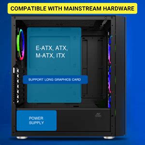 Buy Ant Esports Chassis ICE-511 MAX Cabinet (Black) at Best Price in ...