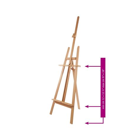 MABEF Beech Wood Alternative Lyre Easel - A Frame | Art Lounge